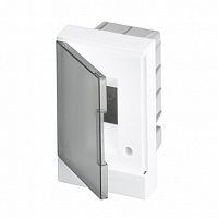 Распределительный шкаф Basic E 2 мод., IP40, встраиваемый, пластик, прозрачная серая дверь |  код. BEF402202 |  ABB